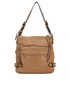 Paddington Shoulder Bag, &pound;260, Handbags, Beige, Leather, Back view